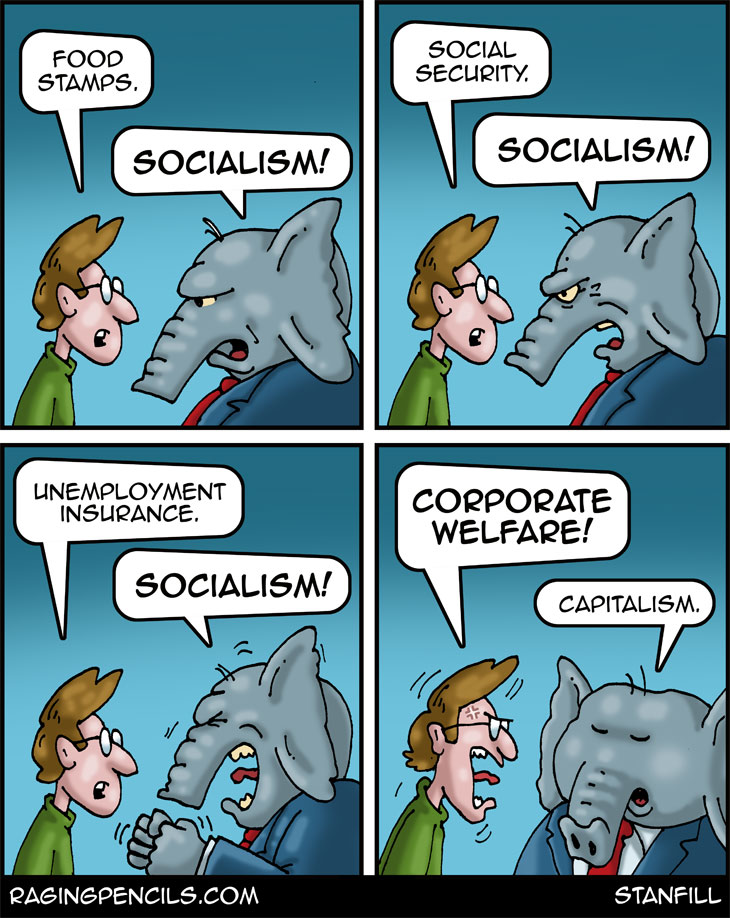 The progressive web comic about corporate welfare.