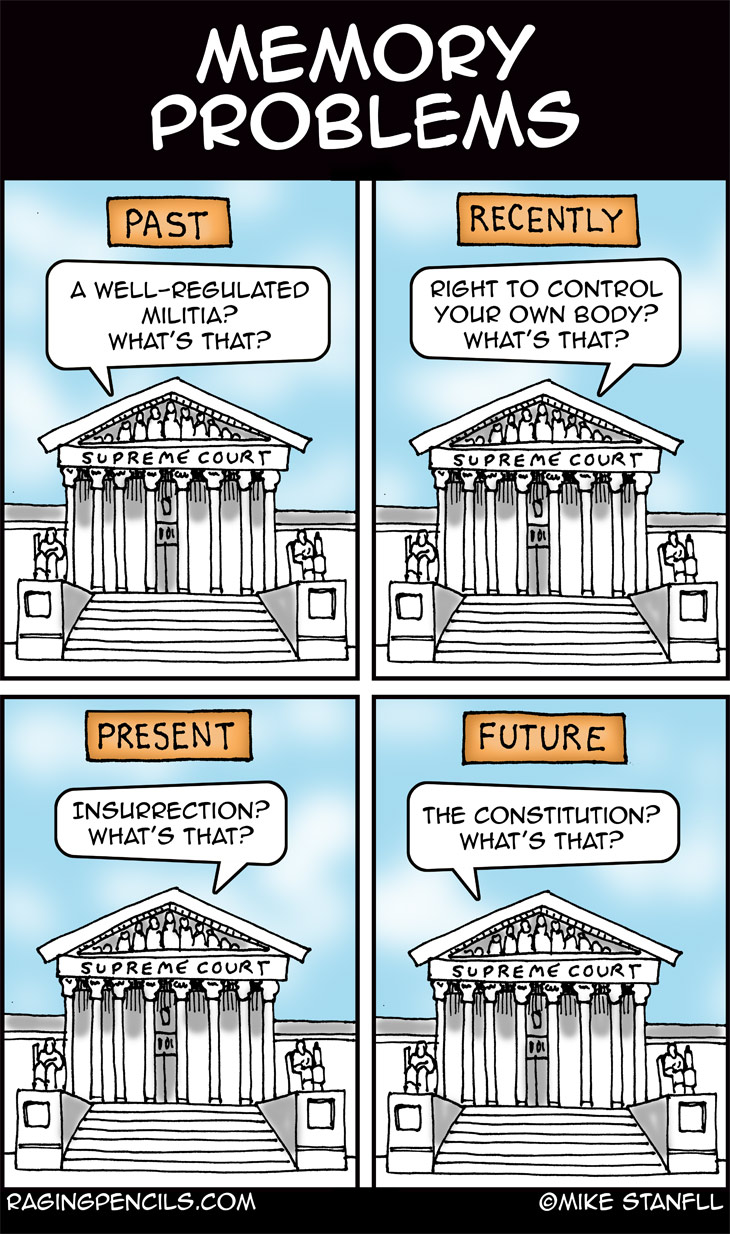 The progressive comic about questionable Supreme court decisions