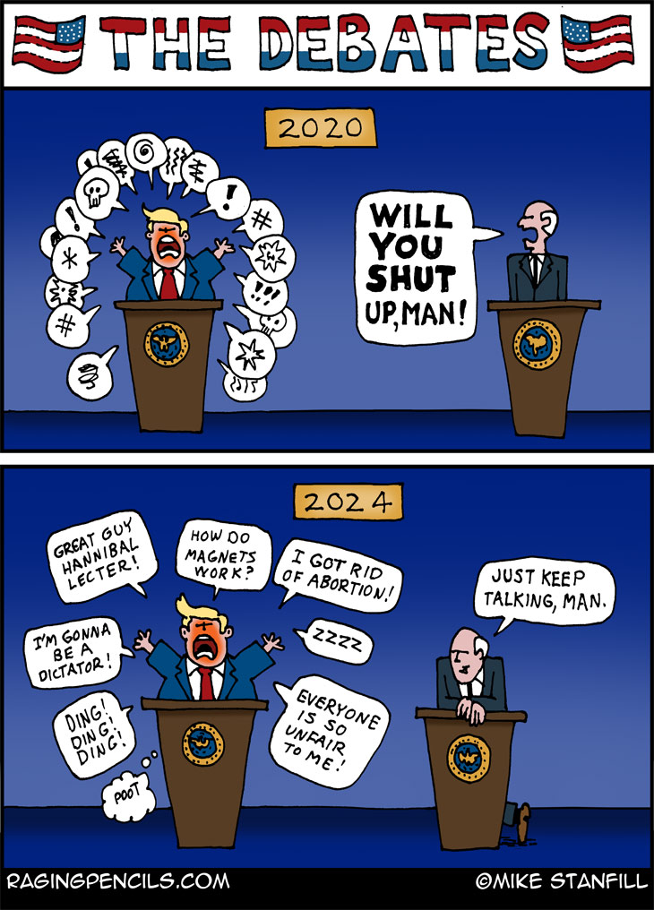 The progressive comic about the 2024 presidential debate.
