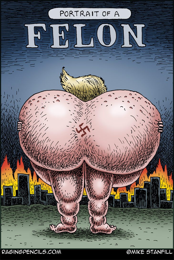 The progressive comic about Trump, the racist asshole