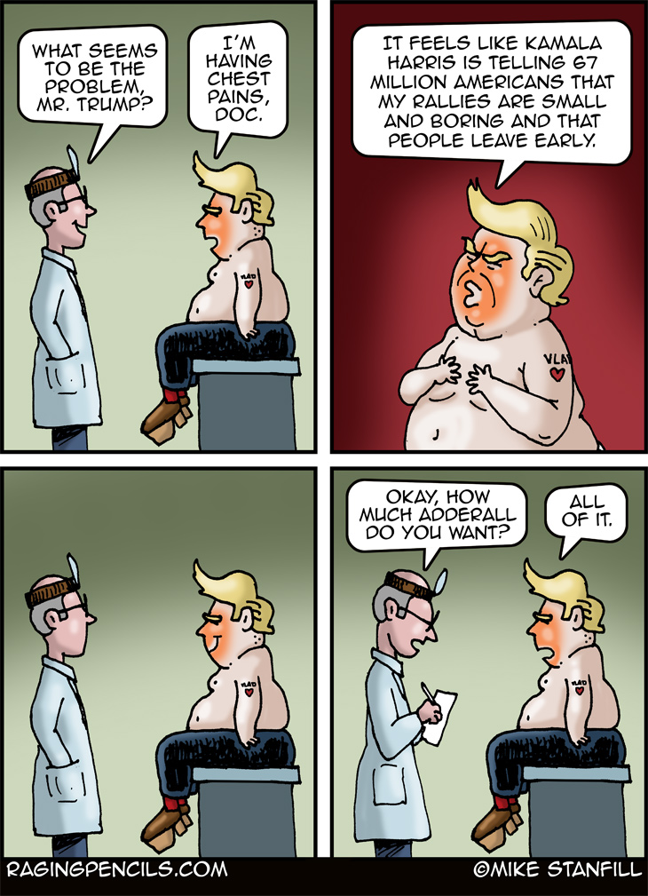 The progressive comic about Trump losing the debate