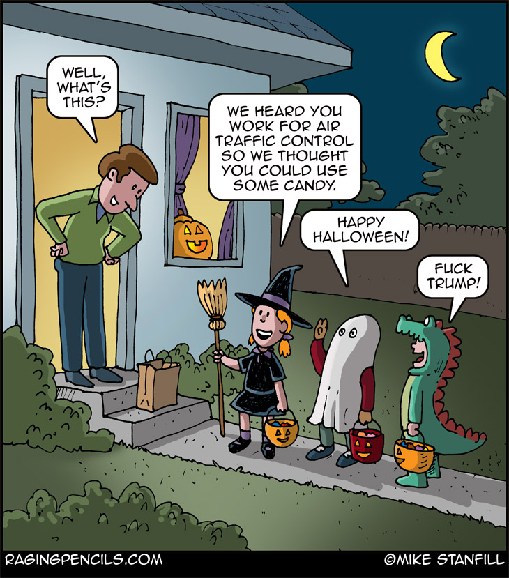 The progressive comic about American's suffering because of Trump's shutdown of the government.