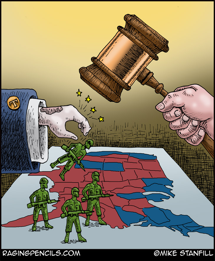 The progressive comic about Trump's use and abuse of the National Guard