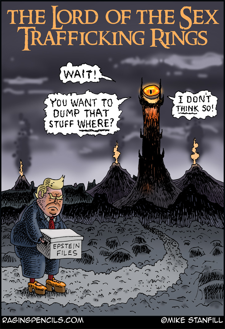 The progressive comic about Trump and the Epstein files.