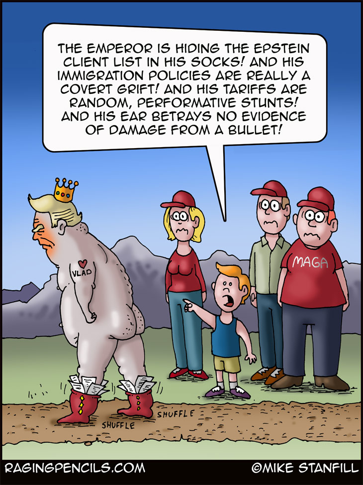 The progressive comic about the missing Epstein files.