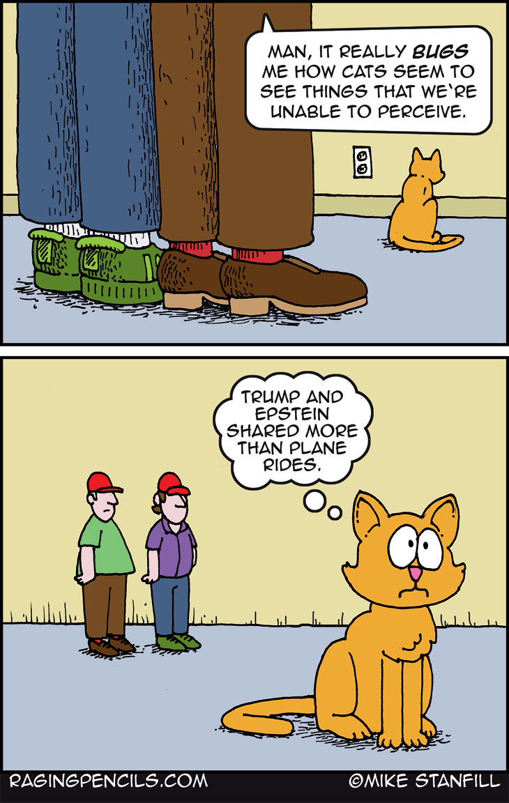 The progressive comic about trump and epstein sharing girls.