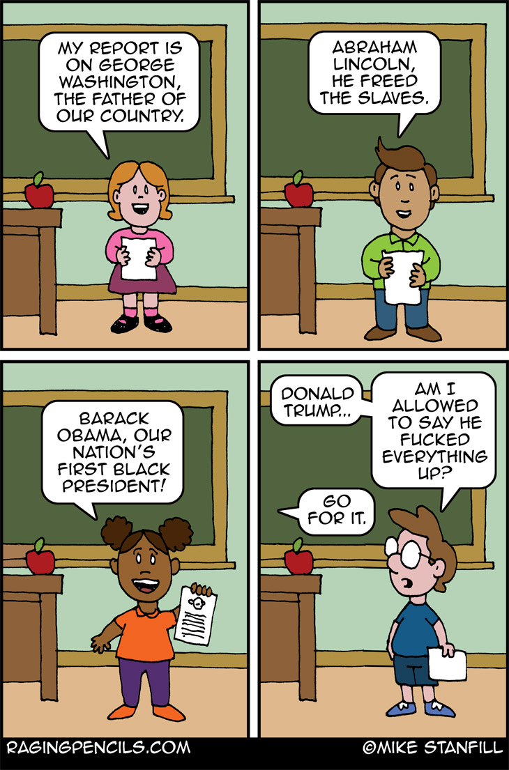 The progressive comic about Trump being owned by Putin.