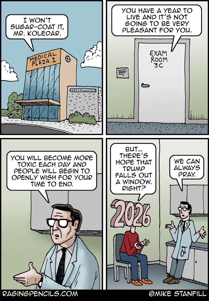 The progressive comic about Trump wasting everyone's time.