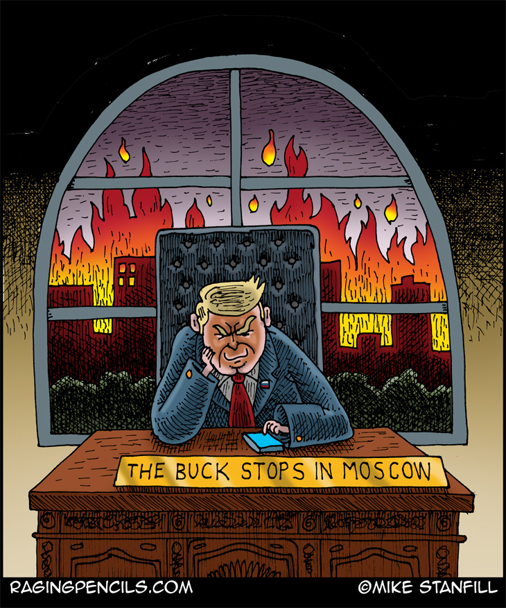 The progressive comic about Trump doing everything Putin wants