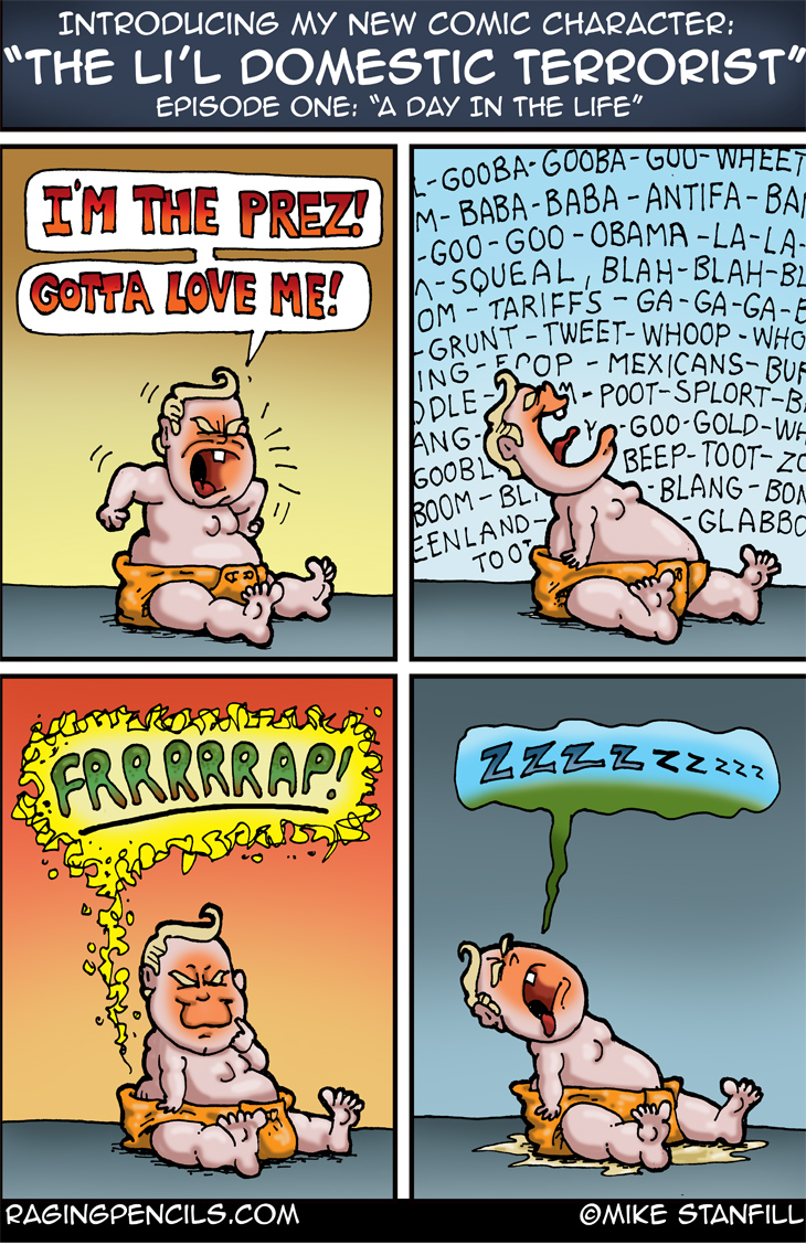 The progressive comic about Trump as a domestic terrorist.