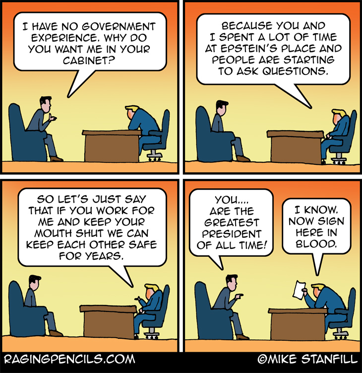 The progressive comic about how Trump staffed his cabinet.