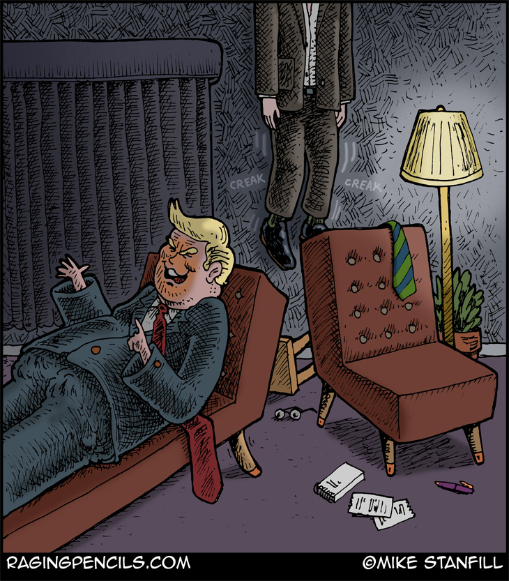The progressive comic about Trump's madness.