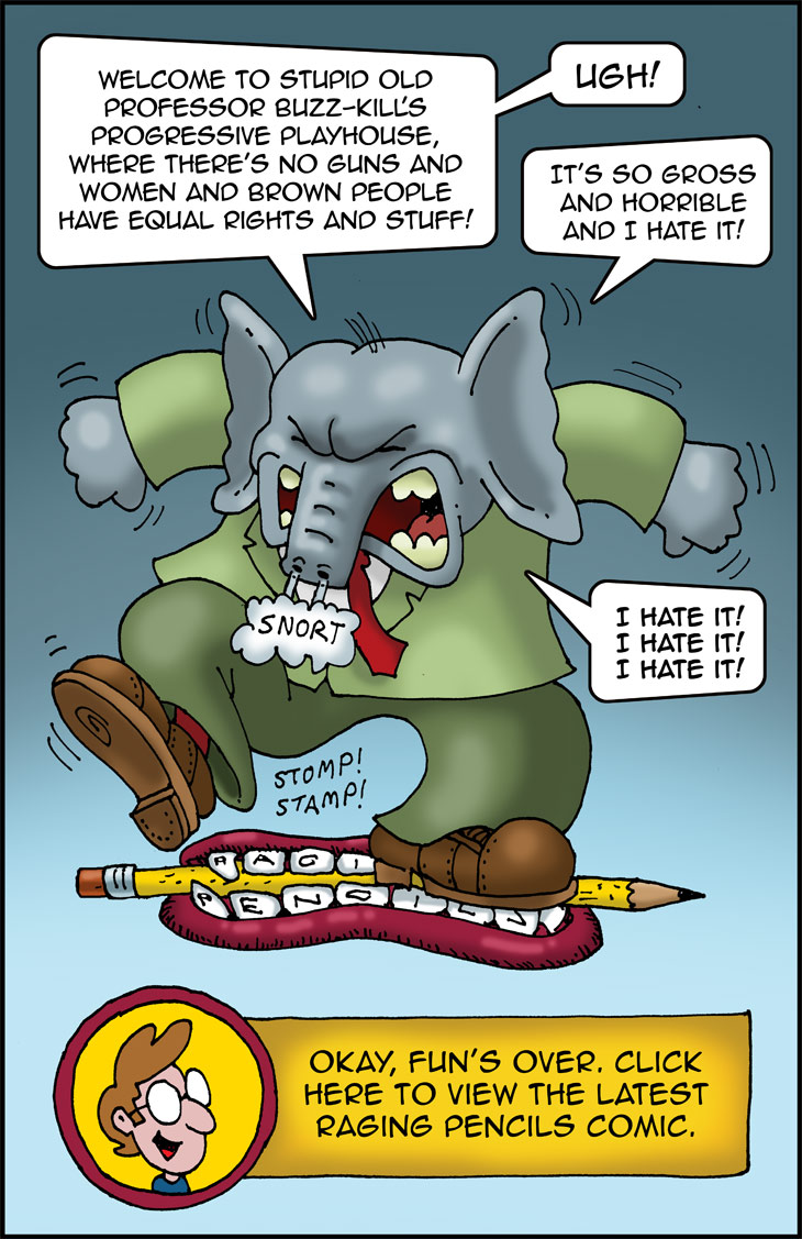 The progressive editorial comic that's full of vitamins and minerals for all good girls and boys.