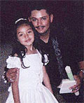 Brisenia Flores and her father Raul