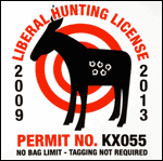 liberal hunting license