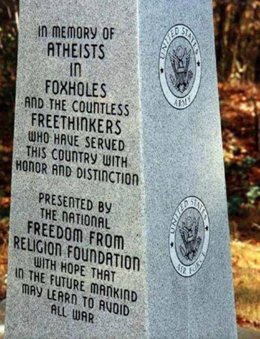atheist monument