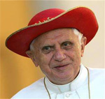 fuck me, i'm the pope in a cowboy hat